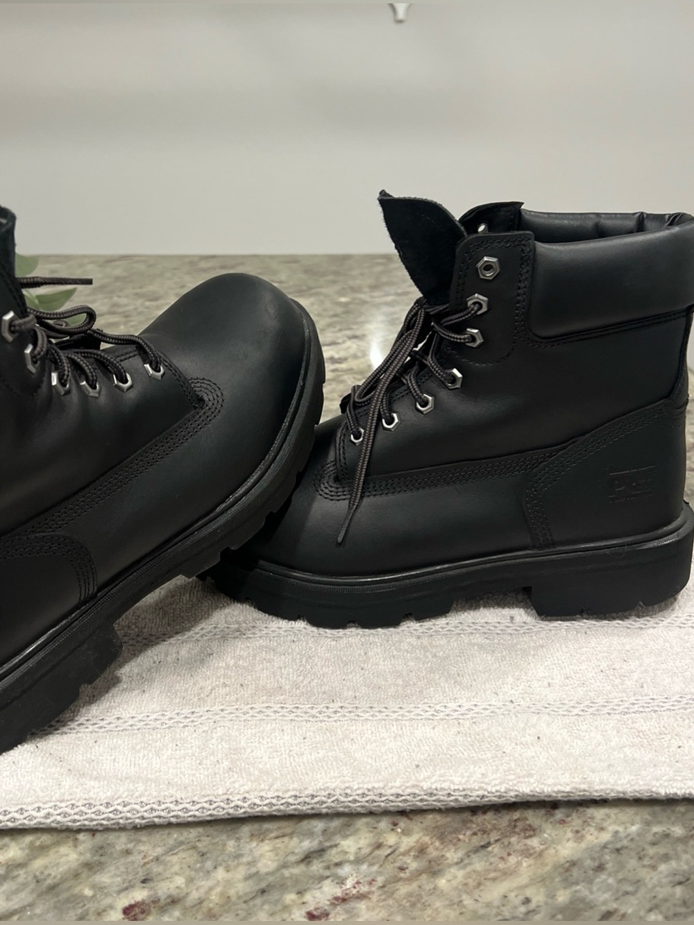 Timberland Pro Direct Attach 6" Mens Blk Waterproof Steel Toe Work Boots 8.5W